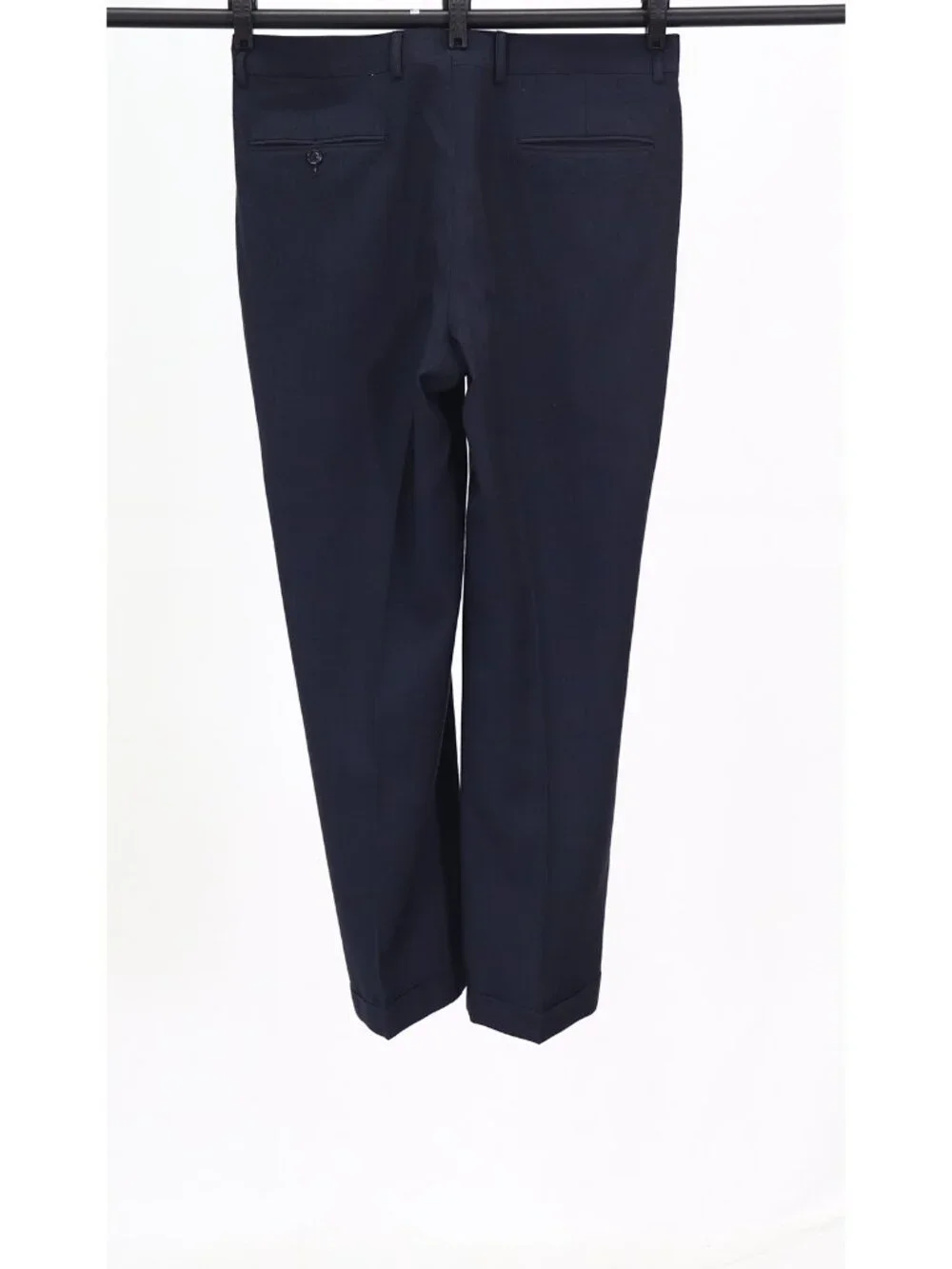 Jones New York 42S 35x28 Navy Full Suit 2-Button Check R962